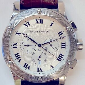 Ralph Lauren Chornobyl B&P Circa designer men’s watch.